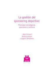 La gestión del sponsoring deportivo: - Editorial Paidotribo