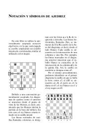 NOTACIÓN Y SÍMBOLOS DE AJEDREZ