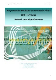 Programación Didáctica de Educación Física ESO - Editorial ...