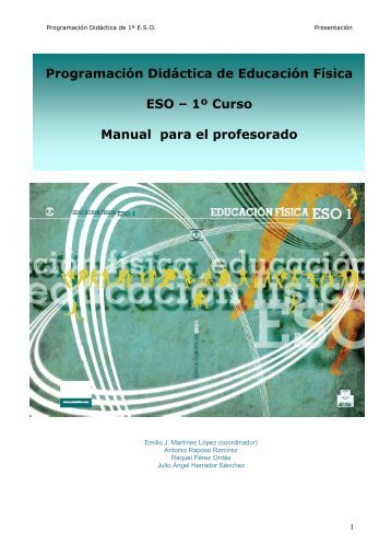 Programación Didáctica de Educación Física ESO - Editorial ...