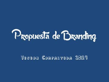 Propuesta de Branding