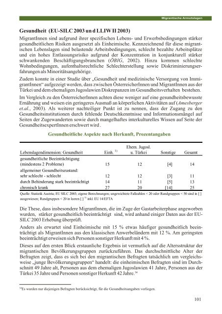 (PDF) Armutslagen in Wien - Statistik Austria