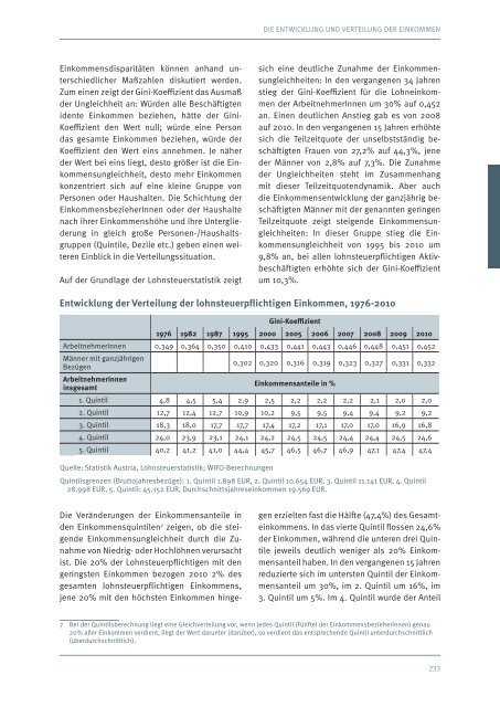 SOZIALBERICHT 2011-2012 - Armutskonferenz