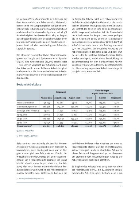 SOZIALBERICHT 2011-2012 - Armutskonferenz