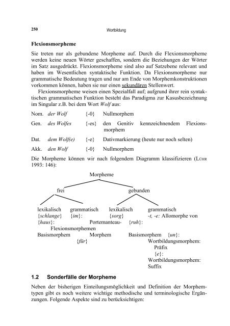 1 Wortbildung. Grundbegriffe - palacha`s web