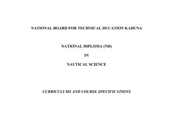 ND I NAUTICAL SCIENCE - read more