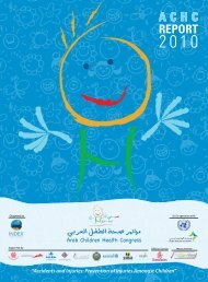 ACHC REPORT - Arab Children Health Congress