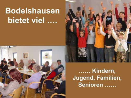 Bodelshausen bietet viel - Familienfreundliche Kommune