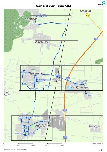 Fahrplan Linie 504 GÃ¼ltig ab 04.07.2013 - Palatina Bus