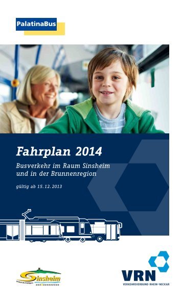 Fahrplanheft Sinsheim 2014 - Palatina Bus