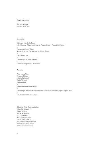 pdf file 307 MB - Palazzo Grassi