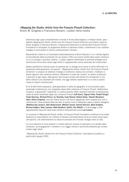 cartella stampa (pdf file - 475 Kb) - Palazzo Grassi