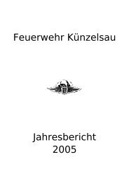 Feuerwehr Künzelsau Jahresbericht 2005 - Freiwillige Feuerwehr ...