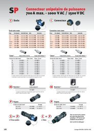 Connecteur unipolaire de puissance 700 A max ... - Palissy Galvani
