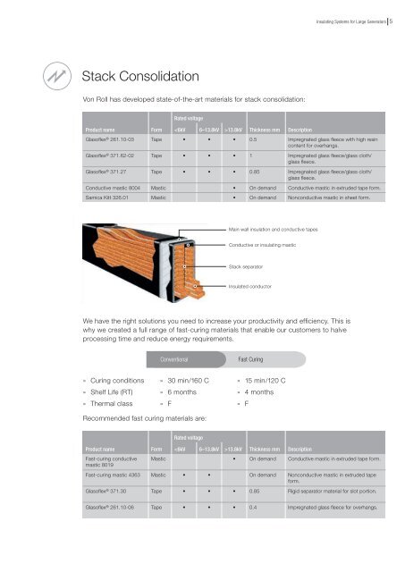 Insulating Systems for Large Generators - Palissy Galvani