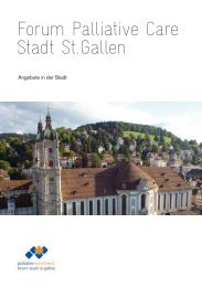 Forum Palliative Care Stadt St. Gallen - Palliative Ostschweiz