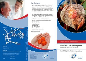 www .bonifatiushaus.de - Fachwissen Palliative Care