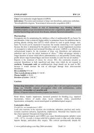 ENOXAPARIN BNF 2.8 Class: Low molecular weight heparin (LMWH).