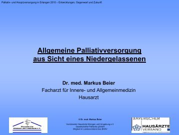 Dr. Beier - Palliativmedizin