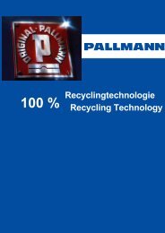 100% Recyclingtechnik - Pallmann