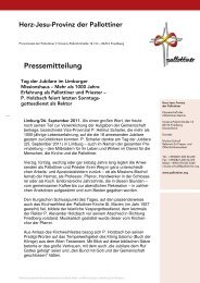 PM Tag der Jubilare in Limburg - Mehr als 1000 ... - Die Pallottiner