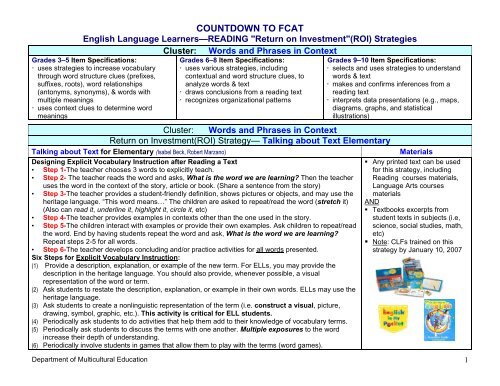 From Talking to Writing: Strategies for Scaffolding Expository Expression