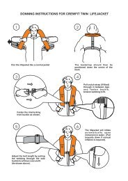 DONNING INSTRUCTIONS FOR CREWFIT TWIN ... - Cosalt