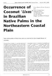 Coco n ut' Li xos' EWi#f#s; - International Palm Society
