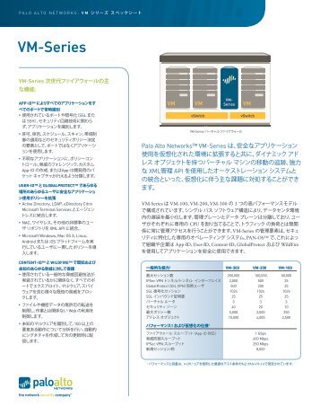 VM-Series - Palo Alto Networks