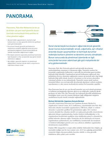 PANORAMA - Palo Alto Networks