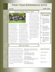 Summer Bridge Newsletter, Issue 1 - Palomar College