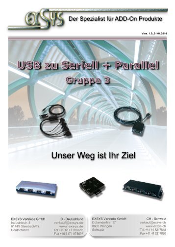 USB zu Seriell + Parallel