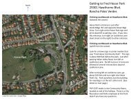 A Map to Hess Park in Rancho Palos Verdes - Palos Verdes on the ...