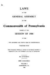 Preliminary Pages (Vol 1) - Legislative Reference Bureau