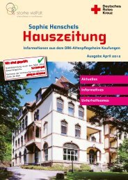 Sophie Henschels Hauszeitung Informationen aus dem ...