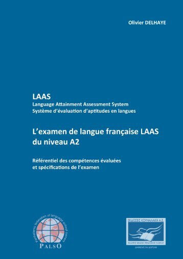 L'examen de langue franÃ§aise LAAS du niveau A2 - Palso