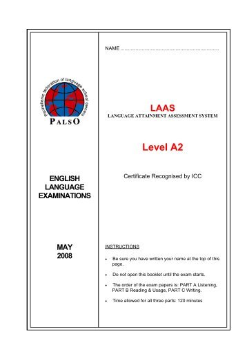 Level A2 - Palso