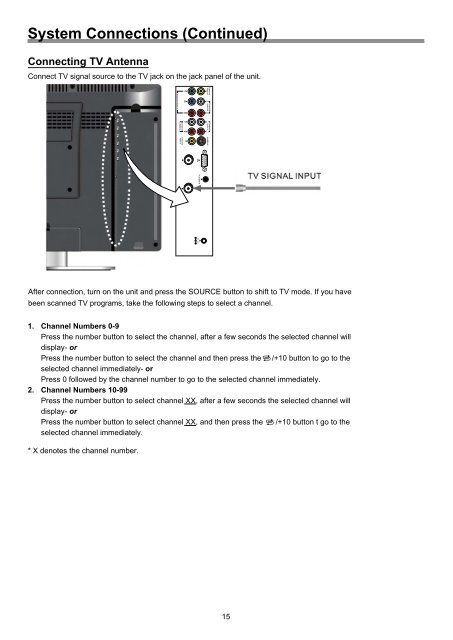 LCD TV/DVD COMBO TFTV1950DT USER'S MANUAL - Palsonic