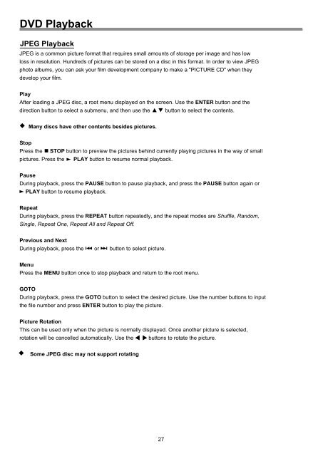 LCD TV/DVD COMBO TFTV1950DT USER'S MANUAL - Palsonic