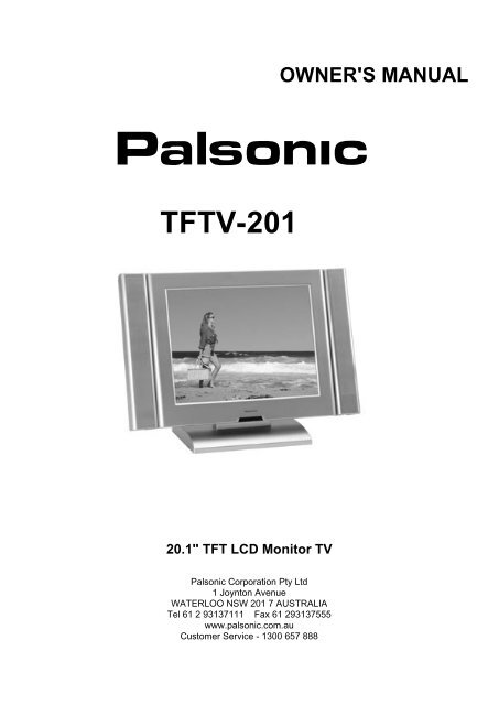 Instruction Manual (PDF) - Palsonic