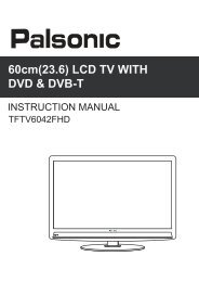 60cm(23.6) LCD TV WITH DVD & DVB-T - Palsonic