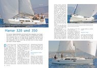 Hanse 320 und 350 D - Palstek