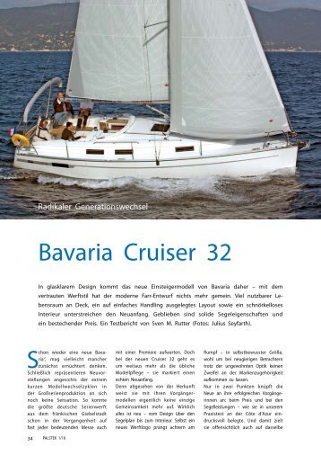 Bavaria Cruiser 32 S - Palstek
