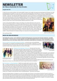 Newsletter, Mai 2013 - Palucca Schule Dresden - Hochschule fÃ¼r Tanz