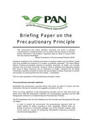 The Precautionary Principle and Pesticides