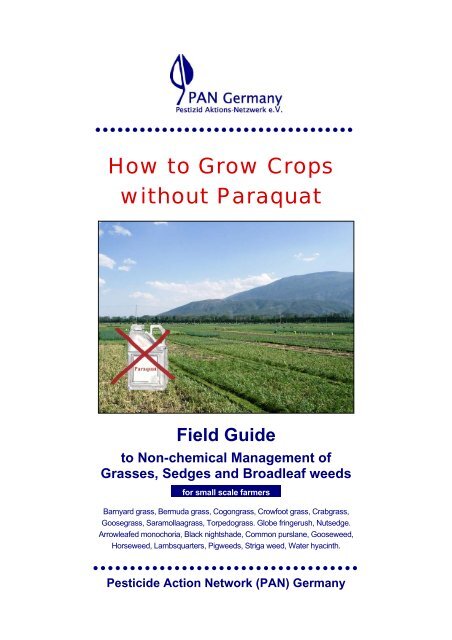 Field Guide: How to Grow Crops without Paraquat - Online ...