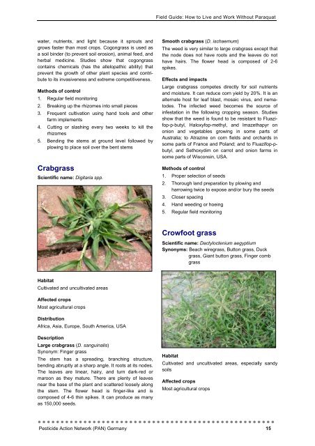 Field Guide: How to Grow Crops without Paraquat - Online ...