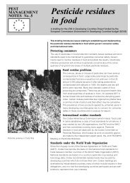 Pesticide residues in food - Pesticide Action Network UK