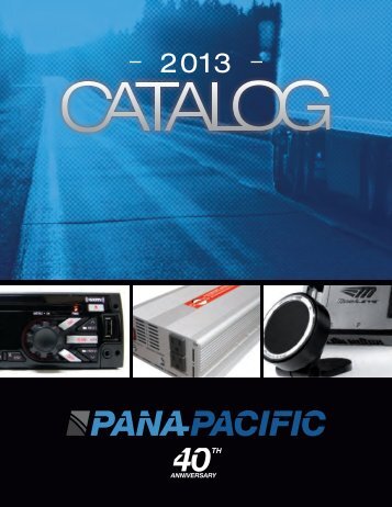 latest printed catalog - Pana-Pacific