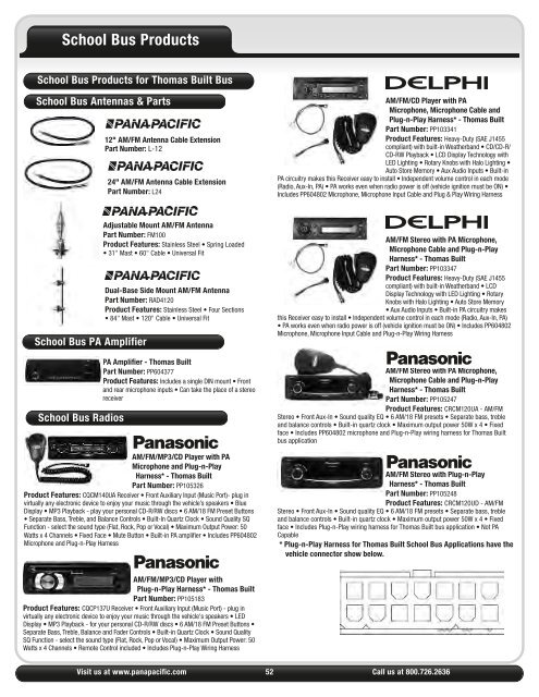 latest printed catalog - Pana-Pacific